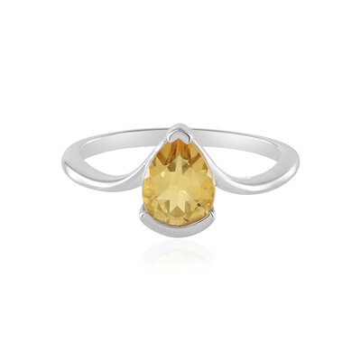 Citrine Silver Ring