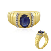 Madagascar Blue Sapphire Silver Ring