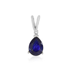 Madagascar Blue Sapphire Silver Pendant