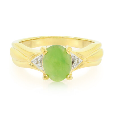 Imperial Chrysoprase Silver Ring