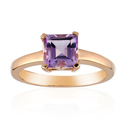 Rose de France Amethyst Silver Ring