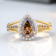 18K SI1 Argyle Cognac Diamond Gold Ring (Mark Tremonti)