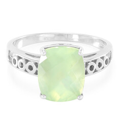 Prehnite Silver Ring