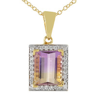 Ametrine Silver Necklace