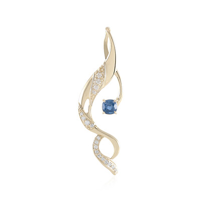 14K Luc Yen Cobalt Blue Spinel Gold Pendant (AMAYANI)