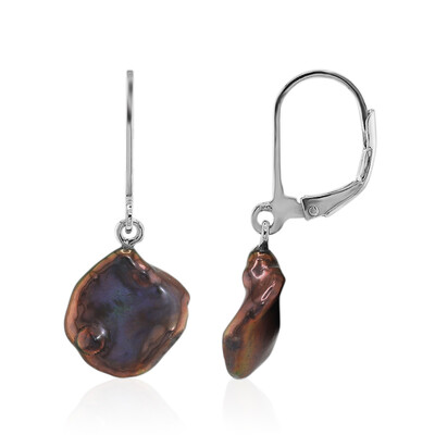 Brazilian Rhodonite Silver Earrings (TPC)