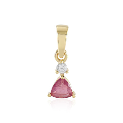 Madagascar Ruby Silver Pendant