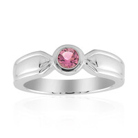 Brazilian Pink Tourmaline Silver Ring (Pallanova)