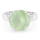 Prehnite Silver Ring