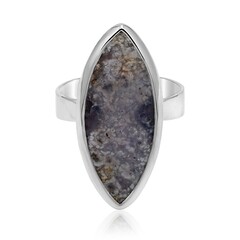 Grape Agate Silver Ring