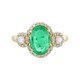 18K Ethiopian Emerald Gold Ring (AMAYANI)