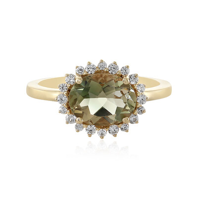 9K Oregon Sunstone Gold Ring