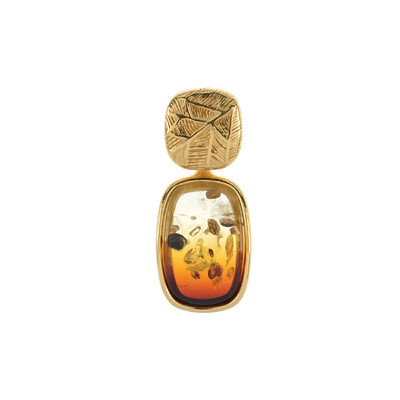 Baltic Amber Silver Pendant (dagen)