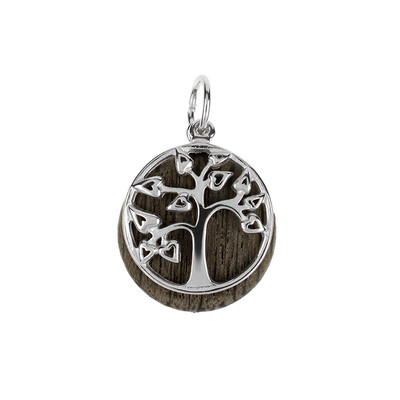 Black Oak Silver Pendant (dagen)