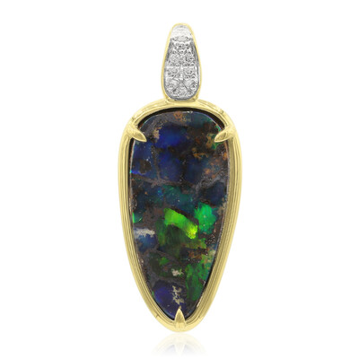 18K Boulder Opal Gold Pendant (Mark Tremonti)