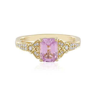 14K AAA Kunzite Gold Ring (AMAYANI)