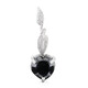 Black Hematite Silver Pendant