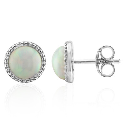 Welo Opal Silver Earrings