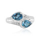 London Blue Topaz Silver Ring