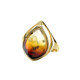 Baltic Amber Silver Ring (dagen)