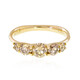 9K SI2 Argyle Champagne Diamond Gold Ring (de Melo)