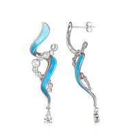 Zircon Silver Earrings