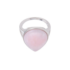 Angelskin Opal Silver Ring