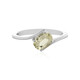 Canary Kunzite Silver Ring