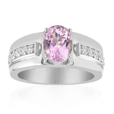 Kunzite Silver Ring