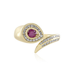 14K SI2 Pink Diamond Gold Ring (de Melo)