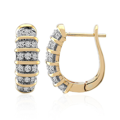 9K SI1 (G) Diamond Gold Earrings (Annette)