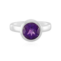 Uruguayan Amethyst Silver Ring