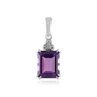 Moroccan Amethyst Silver Pendant