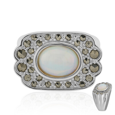 Welo Opal Silver Ring (Annette classic)