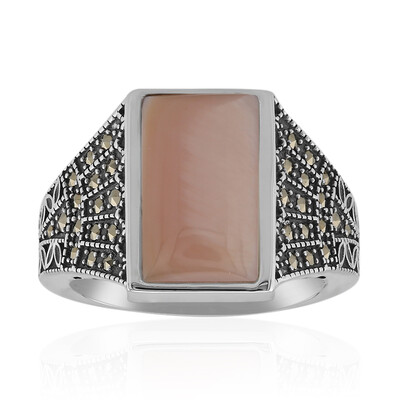 Mother of Pearl Silver Ring (Annette classic)