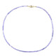 Tanzanite Silver Necklace