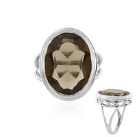 Smoky Quartz Silver Ring