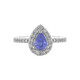 Tanzanite Silver Ring