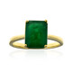 18K AAA Zambian Emerald Gold Ring (CIRARI)