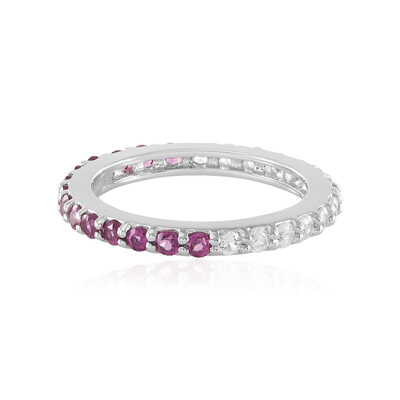 Rhodolite Silver Ring