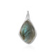 Green Maniry Labradorite Silver Pendant (KM by Juwelo)