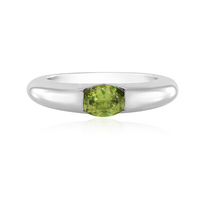 Sphene Silver Ring