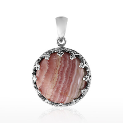 Rhodochrosite Silver Pendant (Art of Nature)