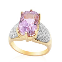 14K Patroke Kunzite Gold Ring (AMAYANI)