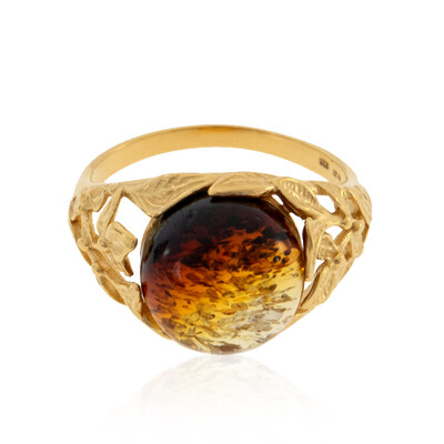 Baltic Amber Silver Ring (dagen)