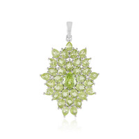 Peridot Silver Pendant