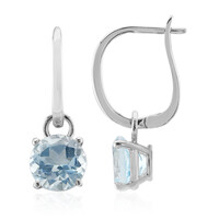 Sky Blue Topaz Silver Earrings