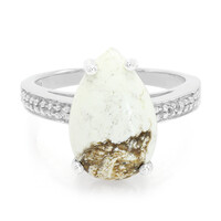 Magnesite Silver Ring