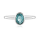 Blue Apatite Silver Ring