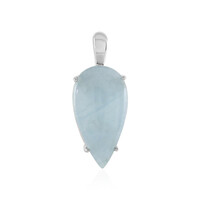 Brazilian Aquamarine Silver Pendant